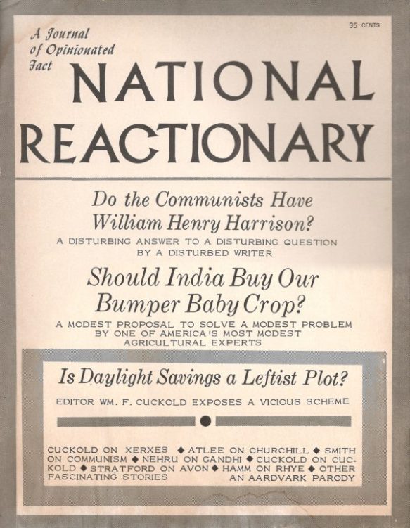 Aardvark's National Review parody