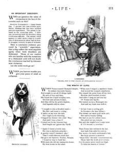 A page from a real 1896 Life.