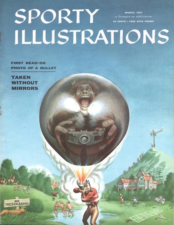 Will Elder's SI cover in Trump #2, March 1957.