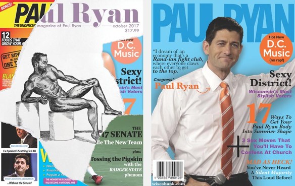 Prototype covers for Paul Ryan parody