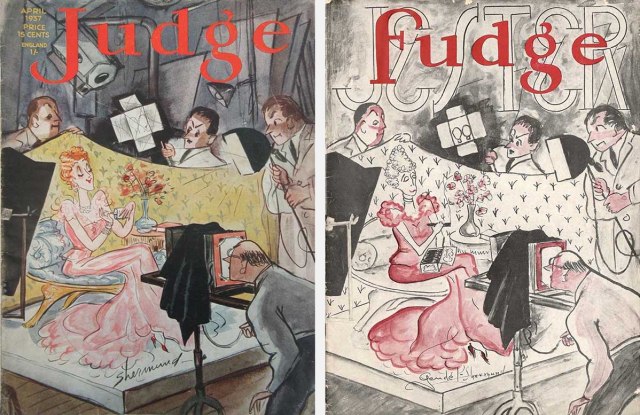 A real 1937 Judge cover and Jester's copy