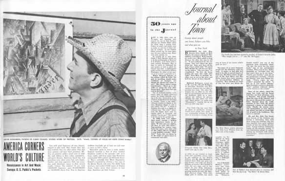 Two pages from Liff and Laddies' Home Journal