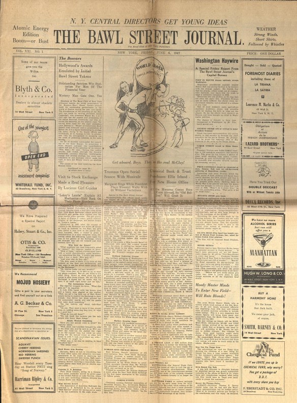 1947 Bawl Street Journal