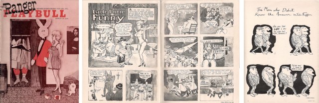 Cover and three pages from Texas Ranger's 1963 Playbull