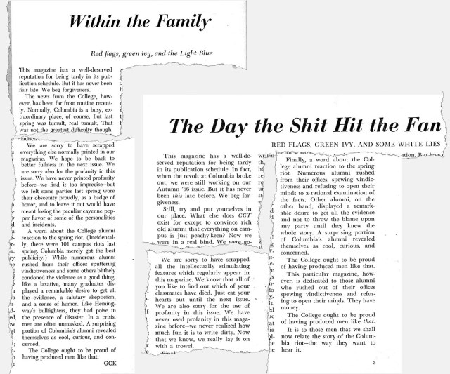 Excerpts from both introductions