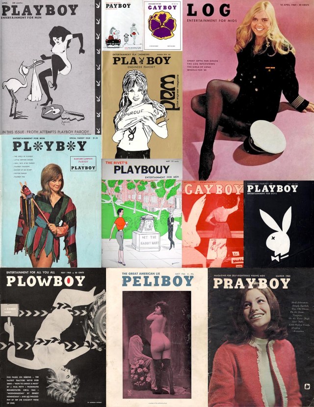 Twelve collegiate Playboy parodies.