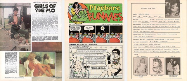 Three pages from Playbore