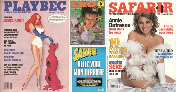 Playboy parodies from Montreal's Croc and Safarir