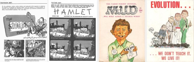 Pages from college Mad parodies