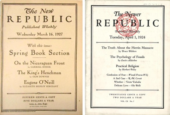 New Republic and Advocate Parody